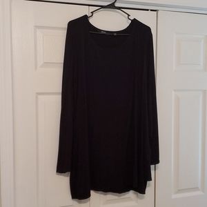Ladies Dennis Basso plus size black tunic 3x
